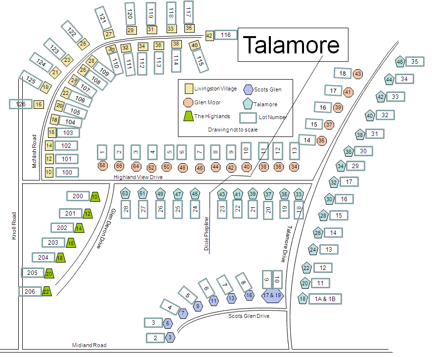 Talamore Map